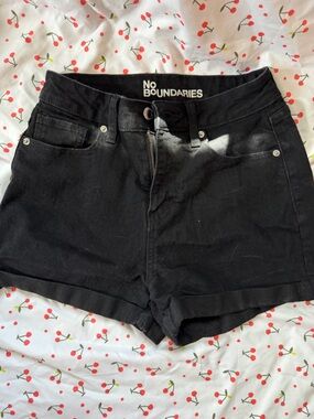 No Boundaries Black Women's Jean Shorts